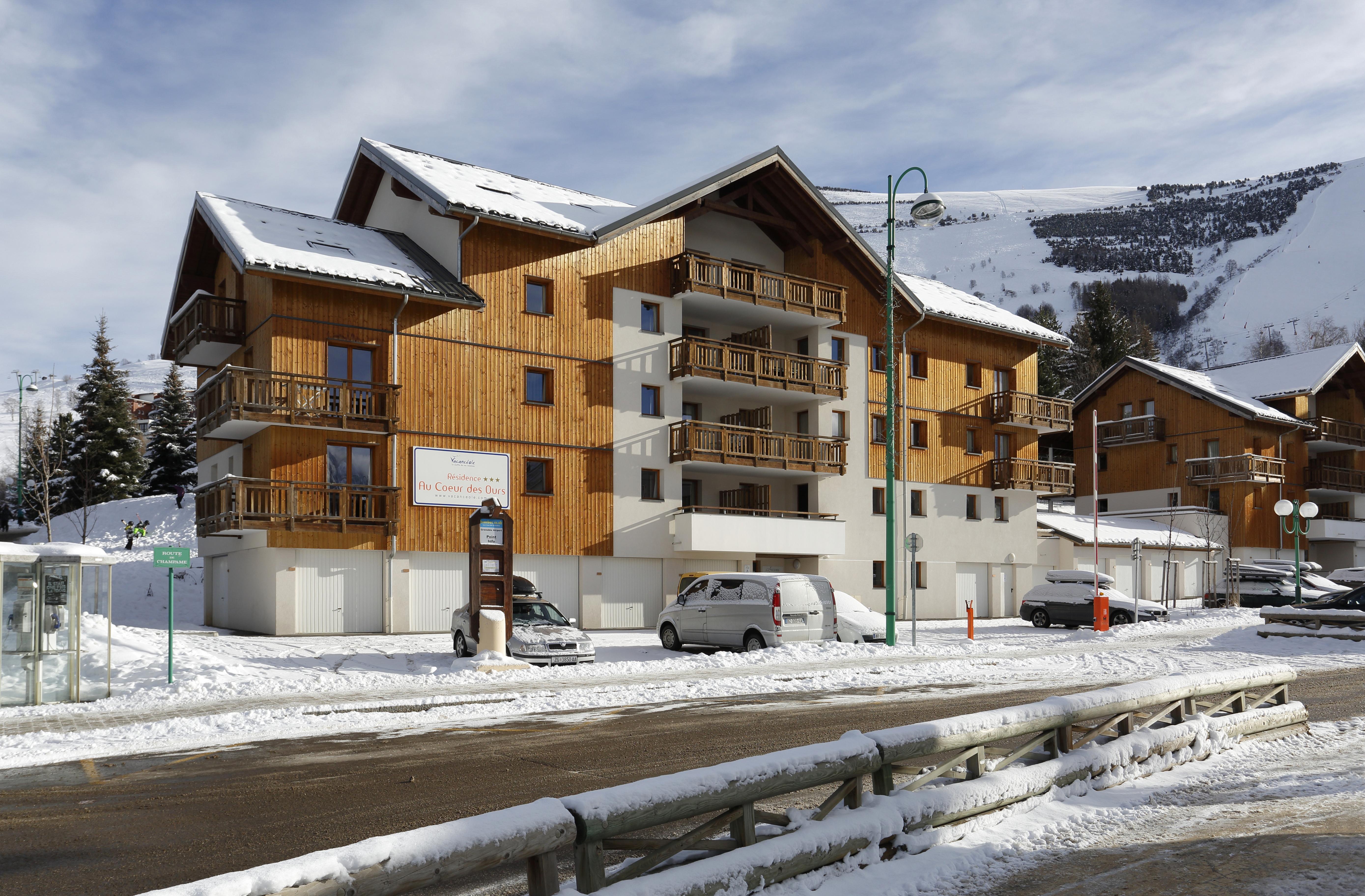 Aparthotel Vacanceole - Au Coeur Des Ours Les Deux Alpes Exterior foto